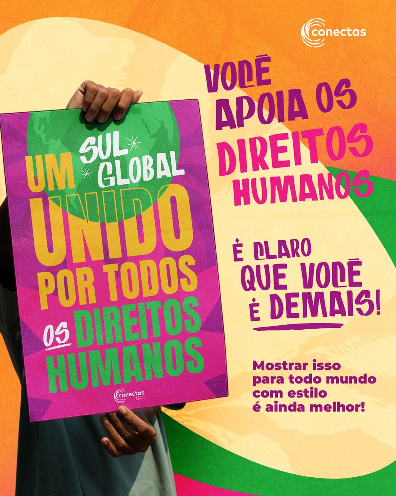 Flyer: you support human rights, of course you are the best