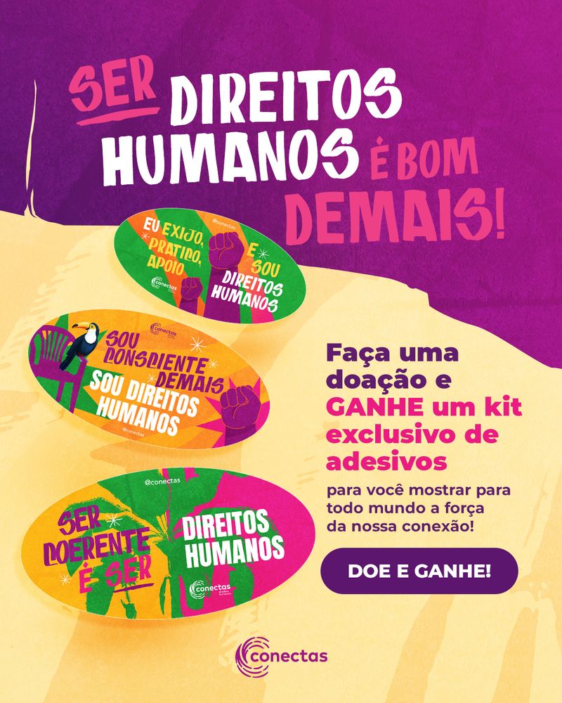 Campanha Temática "Doe e Ganhe" Adesivos