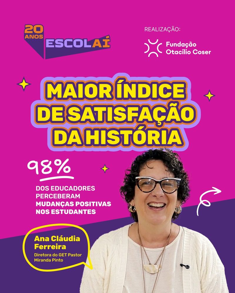 Gestão de Comunicação: Fundação e Programa Escolaí 3
